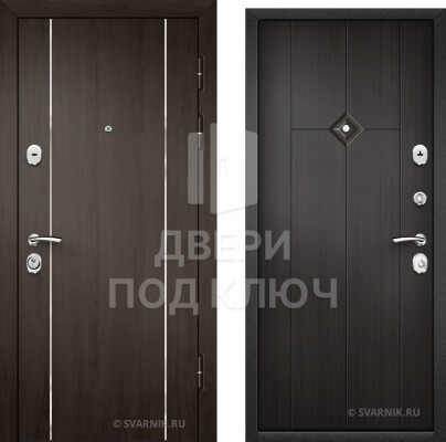 Входная уличная дверь под ключ ДПК-5332