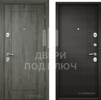 Входная металлическая дверь лофт под ключ в коттедж ДПК-5067